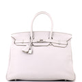 Birkin Handbag Grey Togo with Palladium Hardware 35