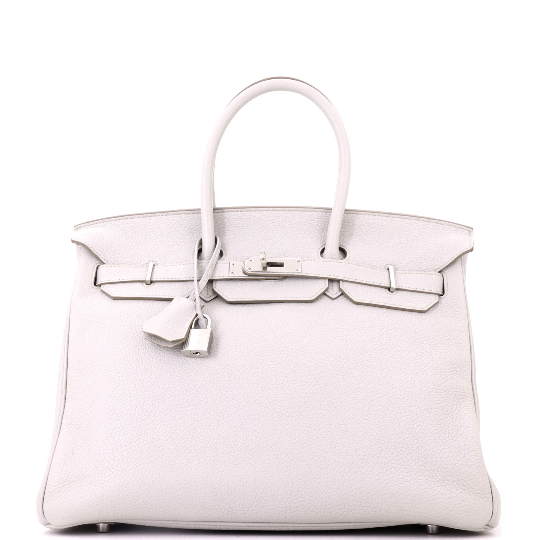 Birkin Handbag Grey Togo with Palladium Hardware 35