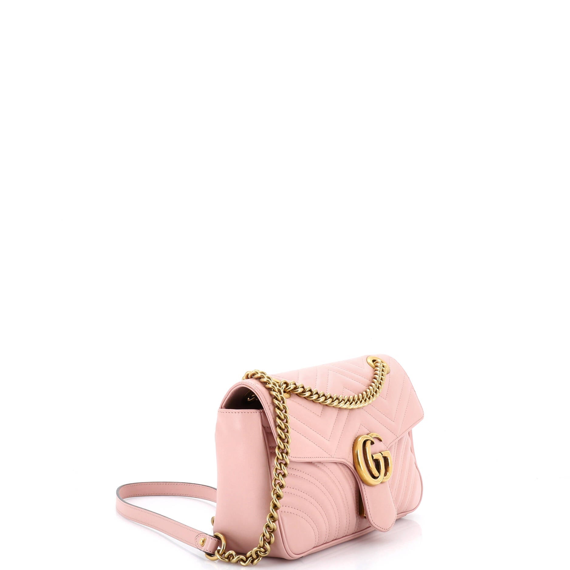 GG Marmont Flap Bag Matelasse Leather Medium