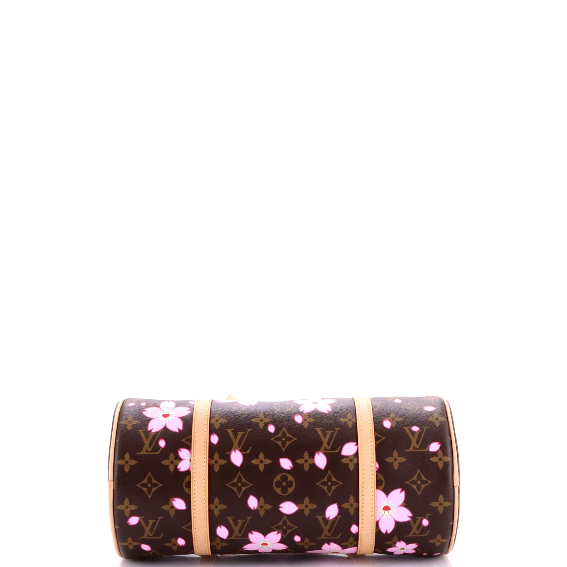 x Takashi Murakami Papillon Handbag Limited Edition Cherry Blossom Monogram