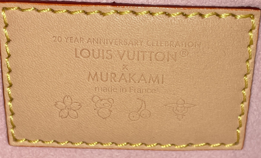 x Takashi Murakami Papillon Handbag Limited Edition Cherry Blossom Monogram
