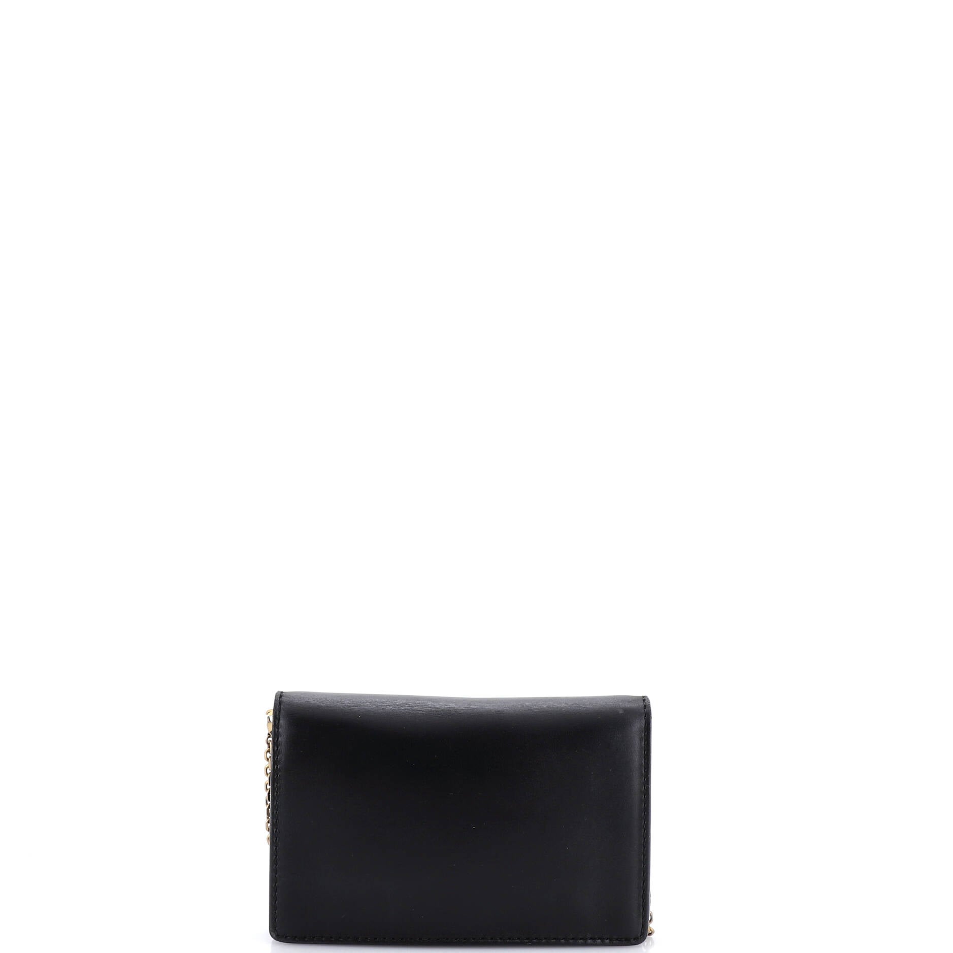 J'Adior Wallet on Chain Leather