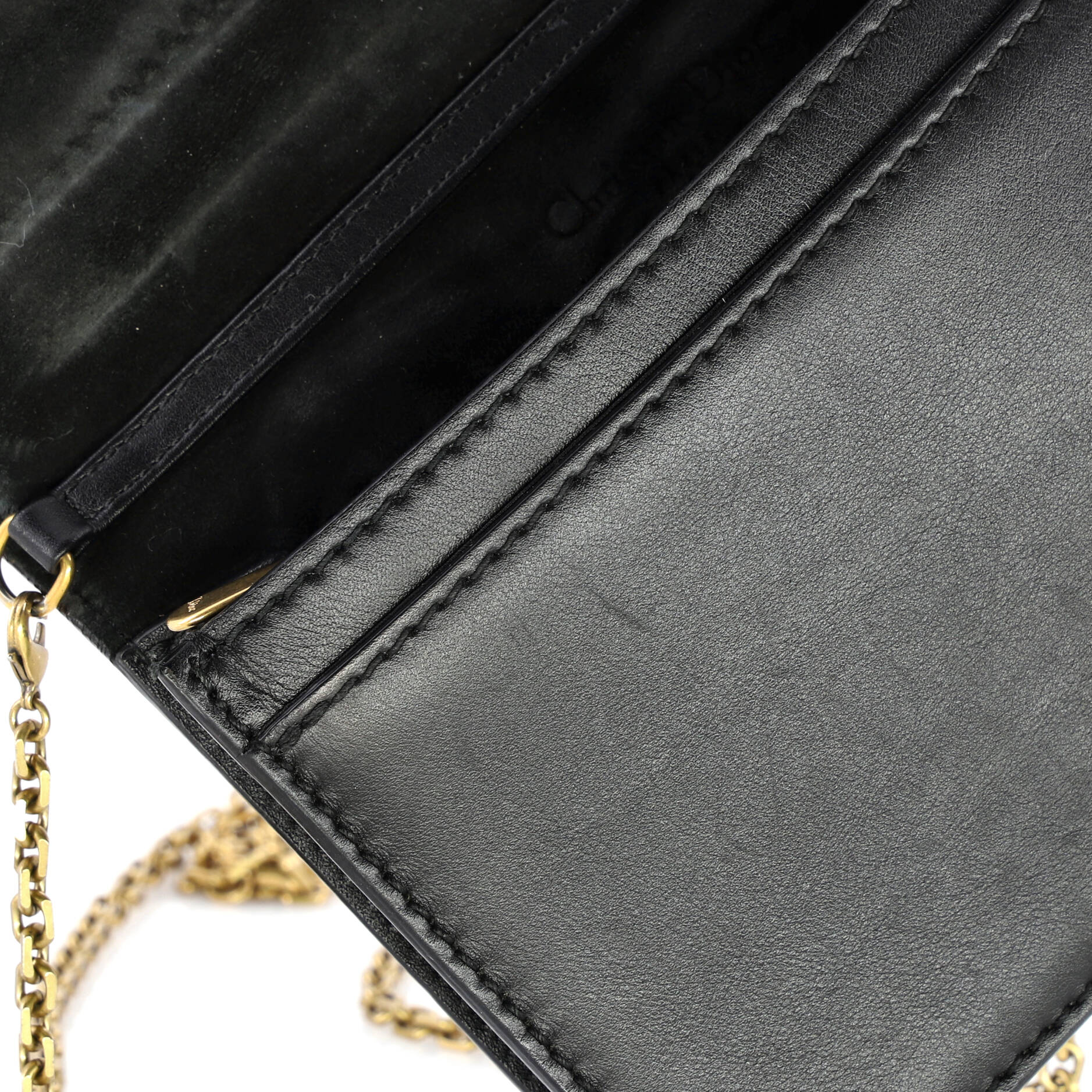 J'Adior Wallet on Chain Leather