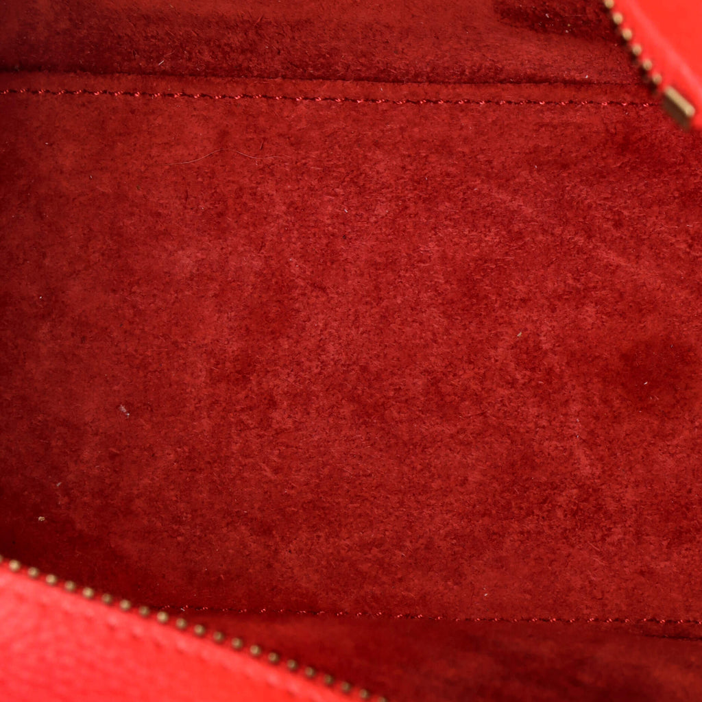 Luggage Bag Grainy Leather Nano