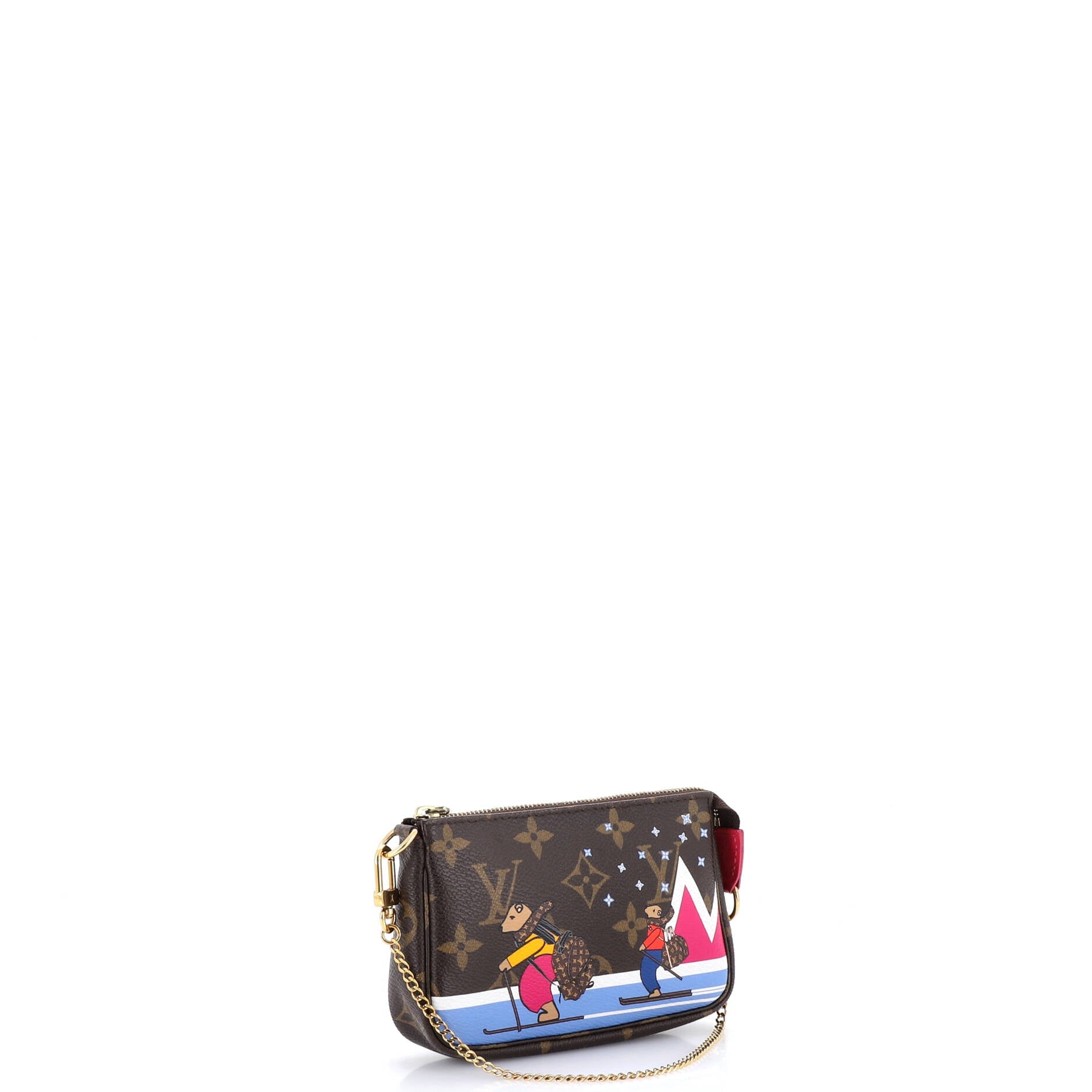 Pochette Accessoires Limited Edition Christmas Animation Monogram Canvas Mini