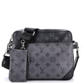 Trio Messenger Bag Reverse Monogram Eclipse Canvas