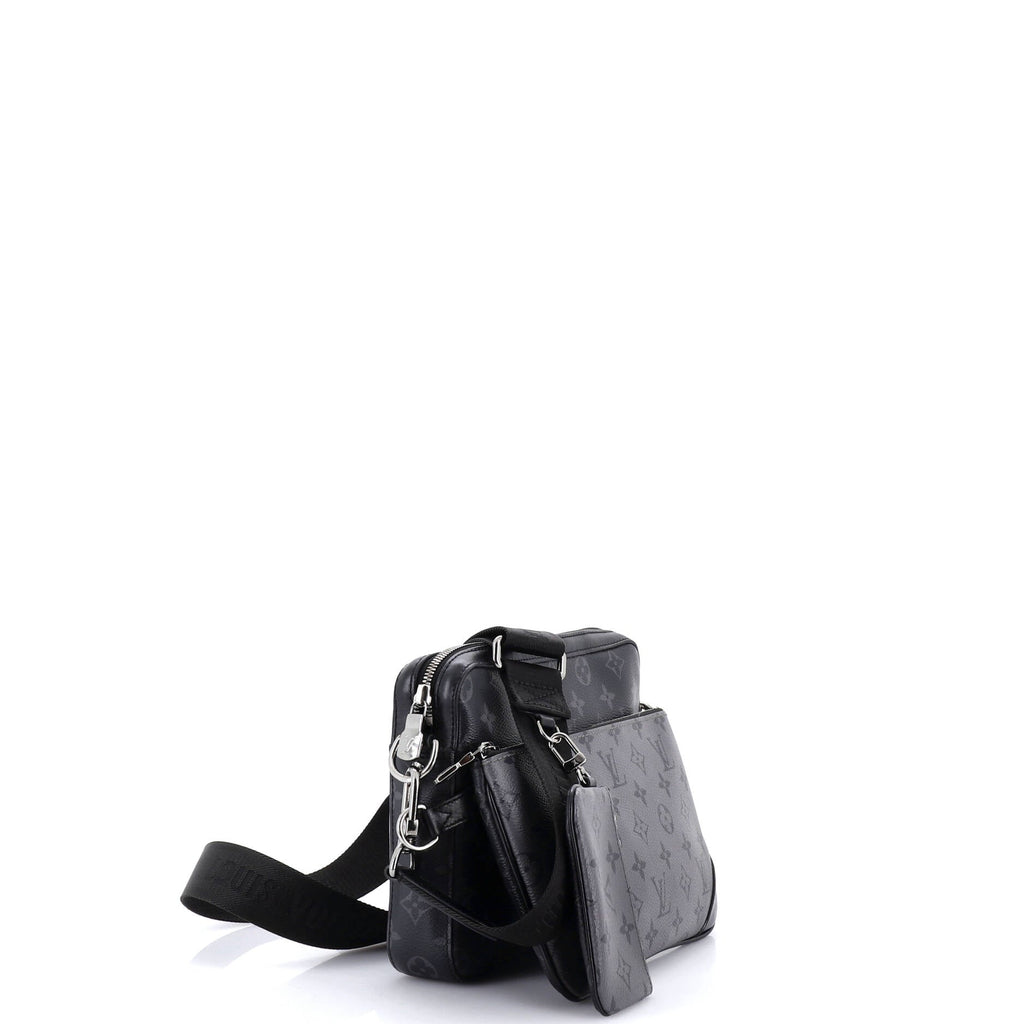 Trio Messenger Bag Reverse Monogram Eclipse Canvas