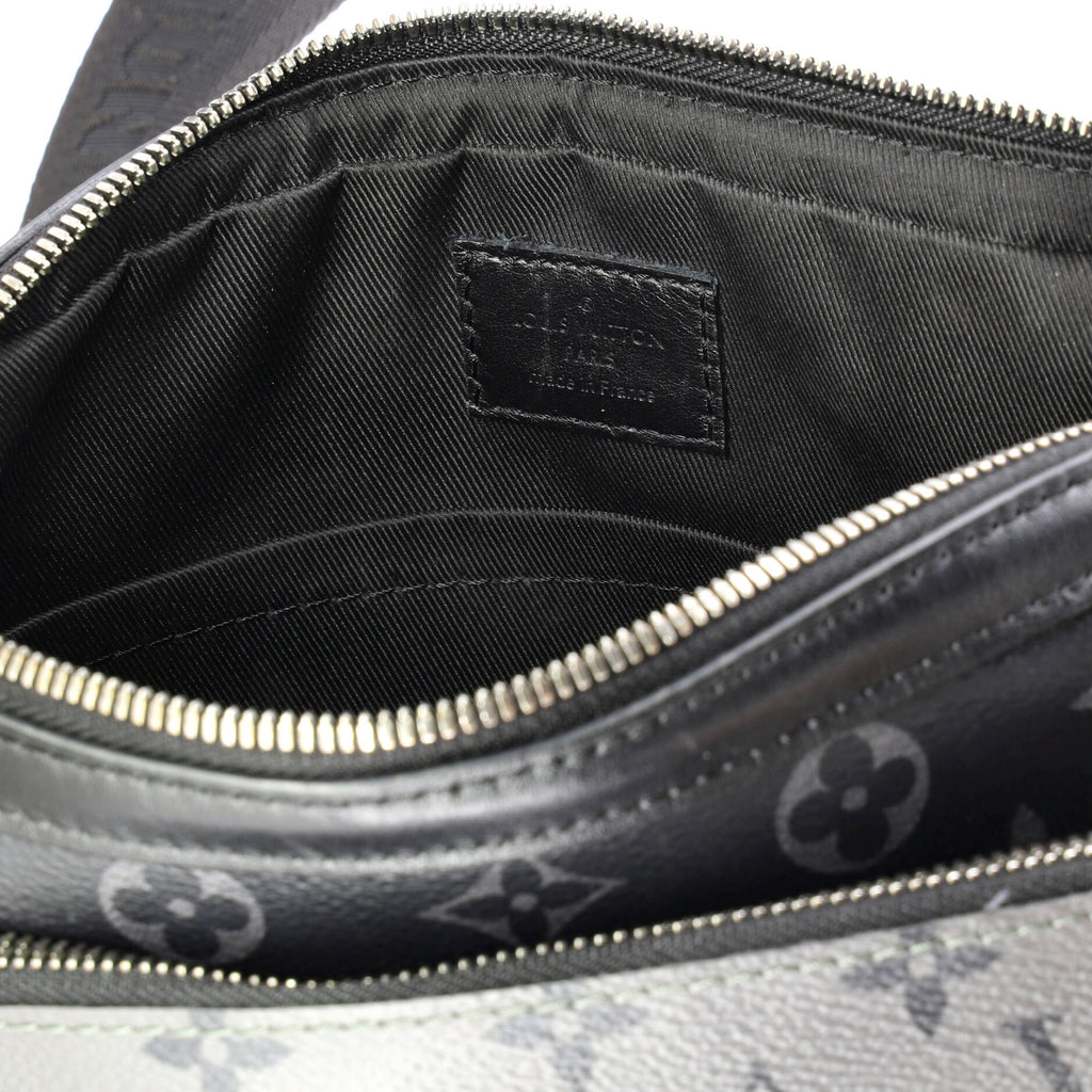 Trio Messenger Bag Reverse Monogram Eclipse Canvas