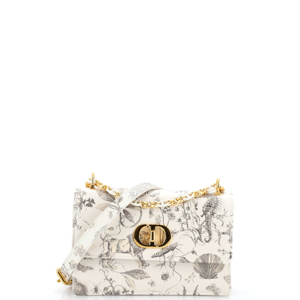 Miss Caro Flap Bag Printed Leather Mini