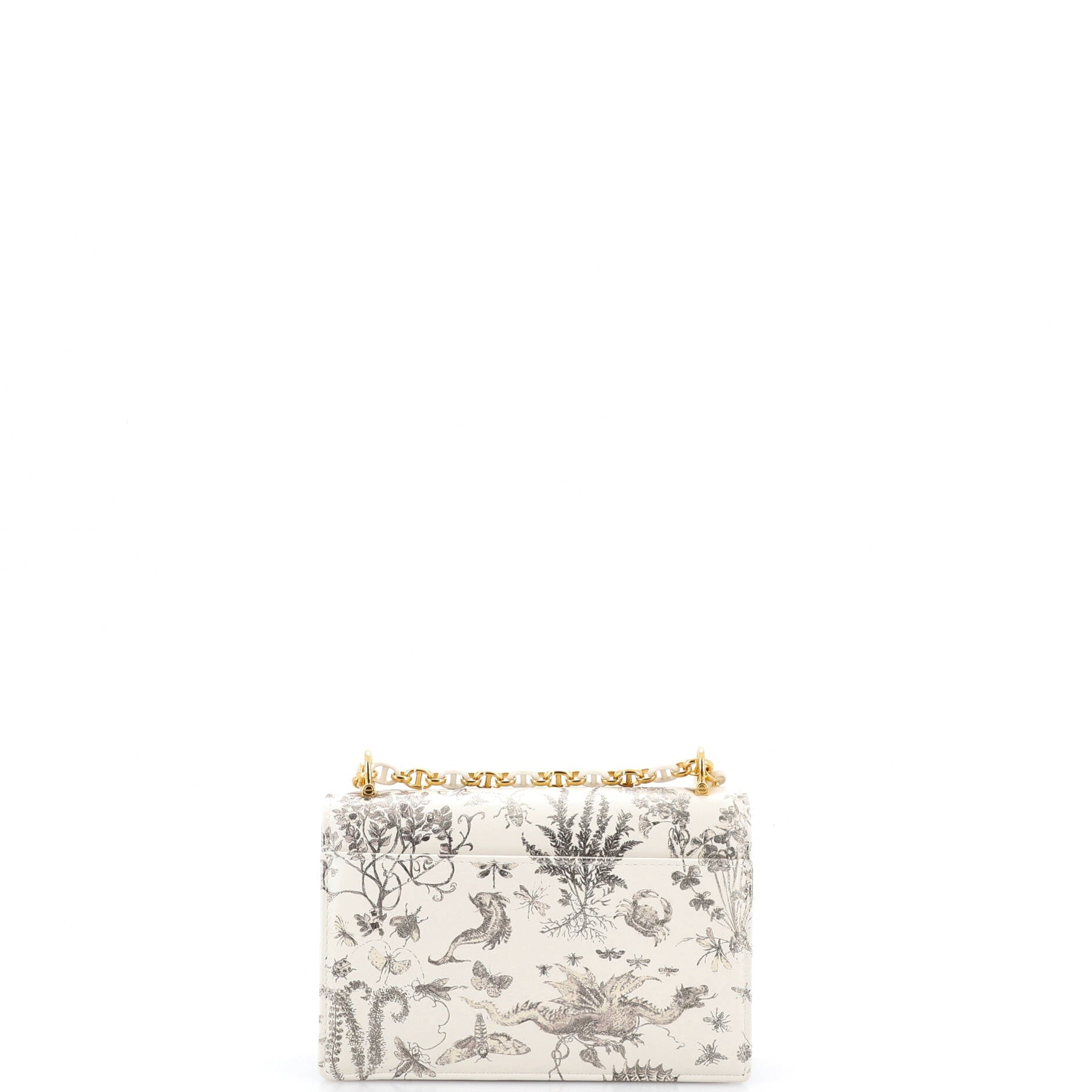 Miss Caro Flap Bag Printed Leather Mini