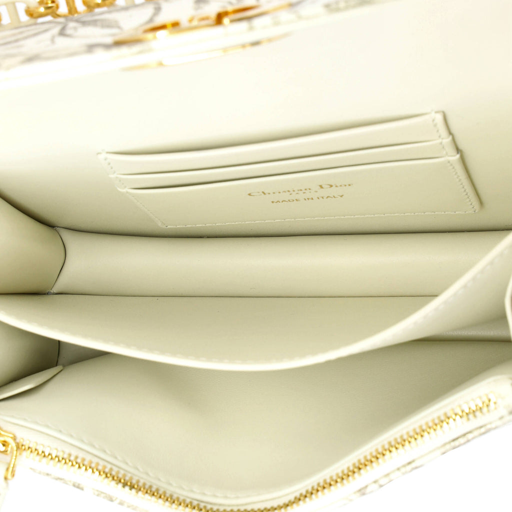 Miss Caro Flap Bag Printed Leather Mini