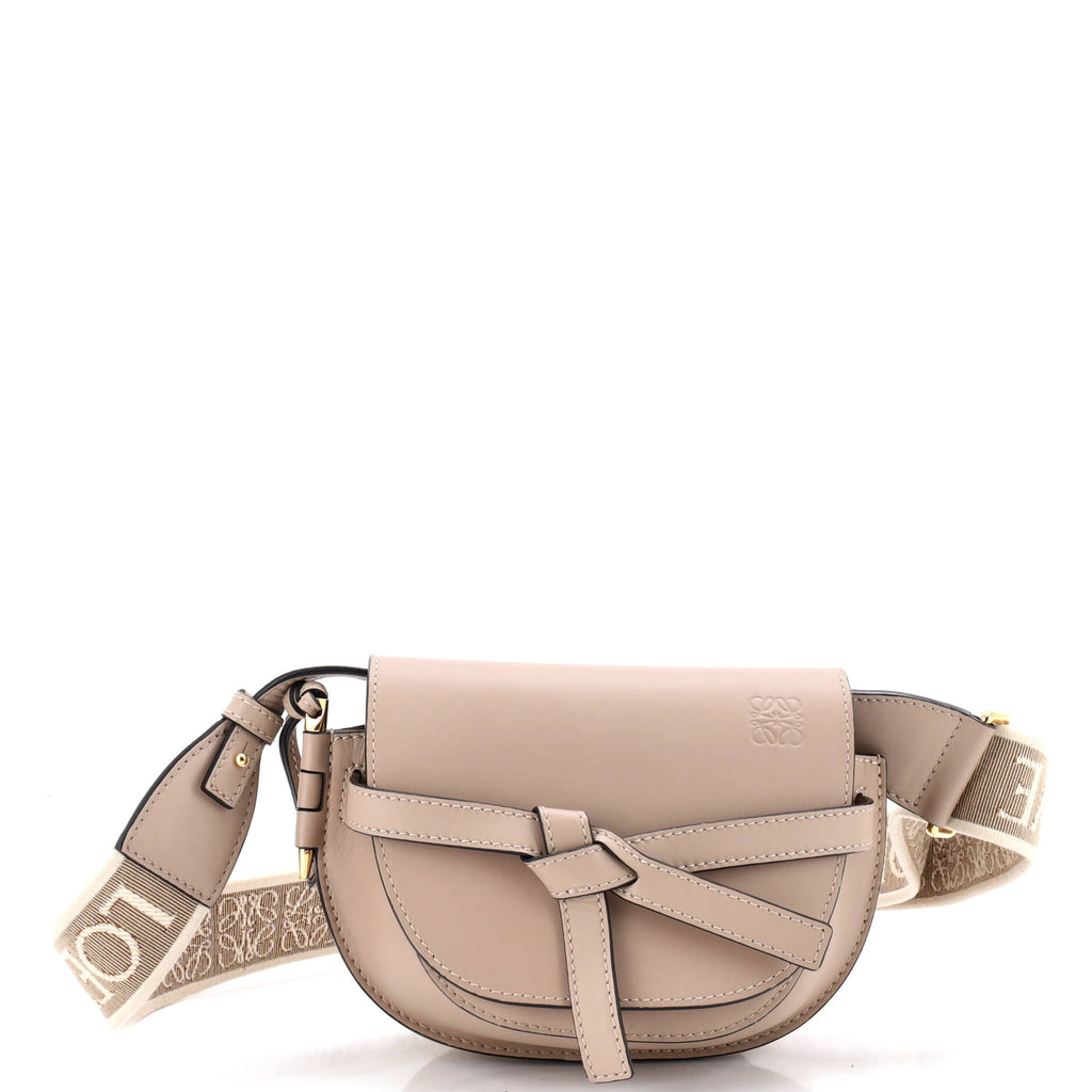 Gate Dual Shoulder Bag Leather Mini
