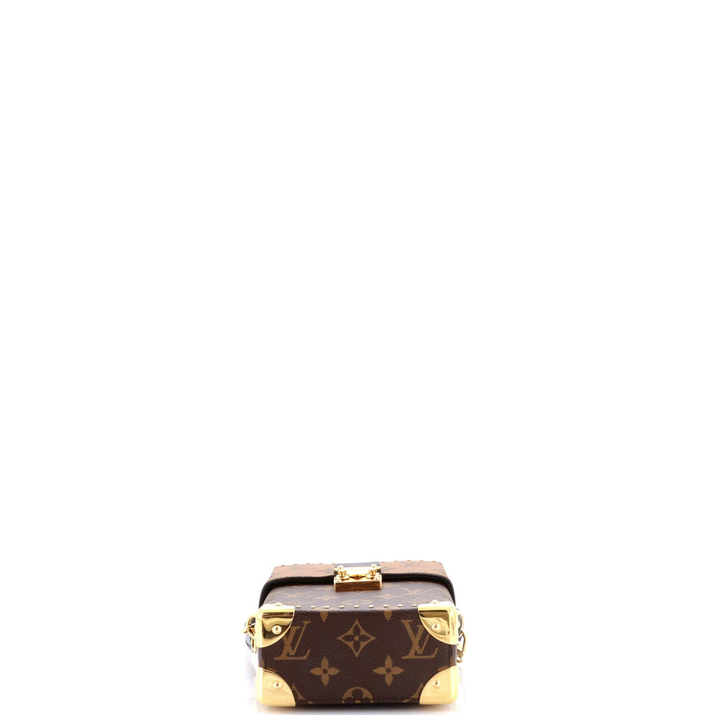 Camera Box NM Handbag Studded Reverse Monogram Canvas