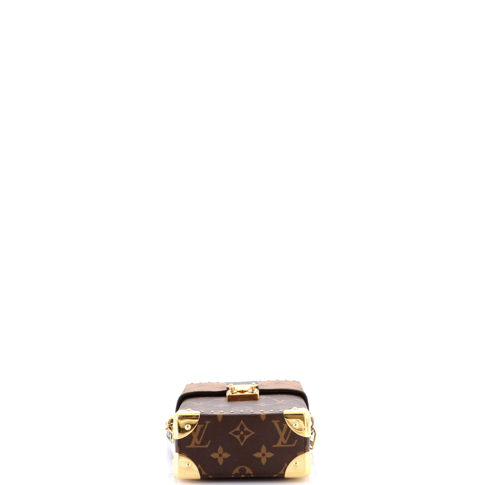 Camera Box NM Handbag Studded Reverse Monogram Canvas