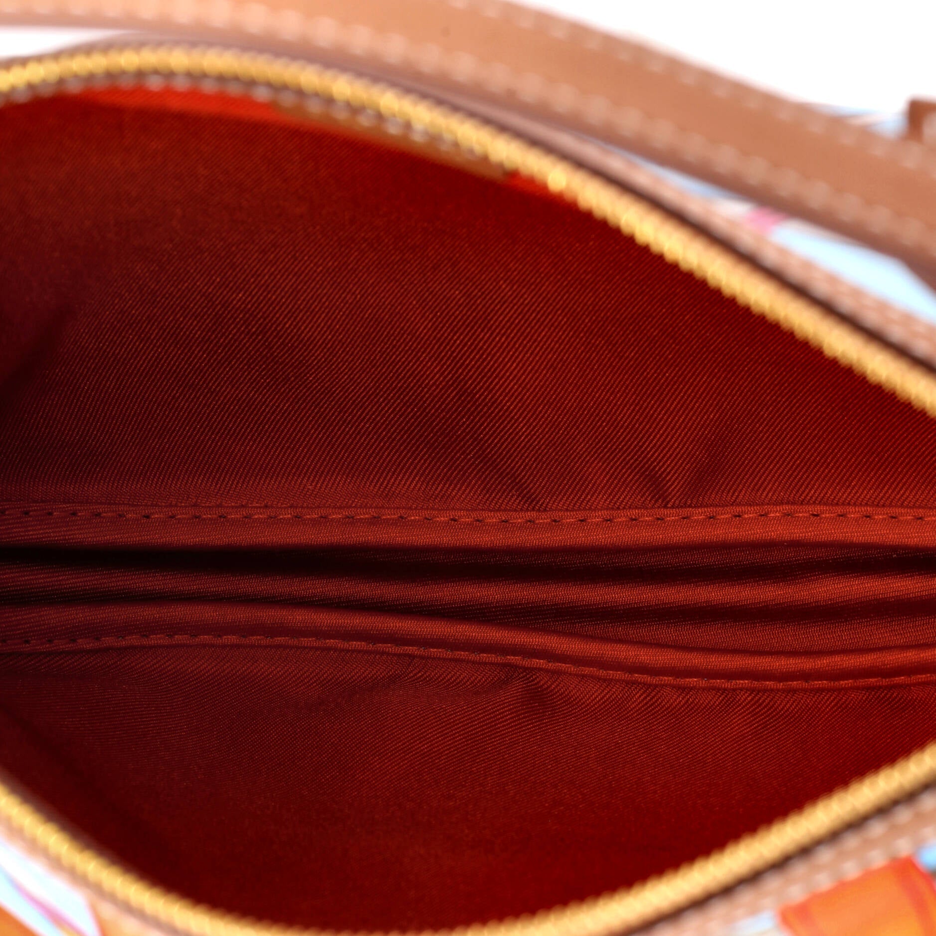 Sursoie To Go Pouch Printed Silk and Leather