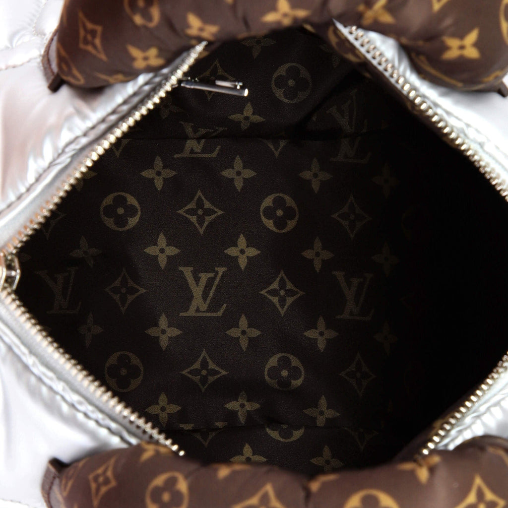 Speedy Bandouliere Bag Monogram Quilted Econyl Nylon 25