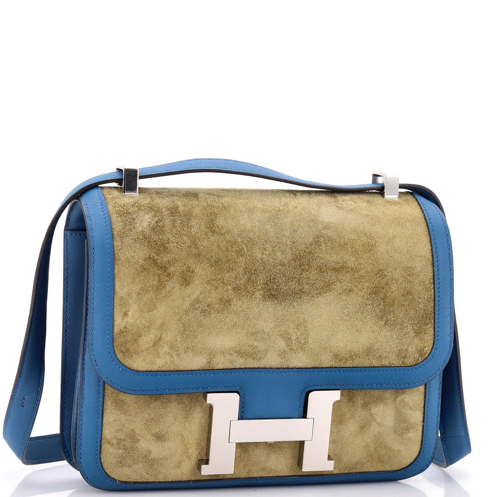 Constance Bag Doblis Suede with Swift 23