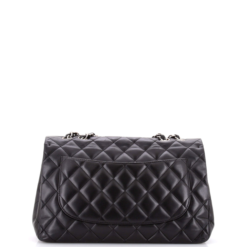 Classic Single Flap Bag Quilted Lambskin Jumbo