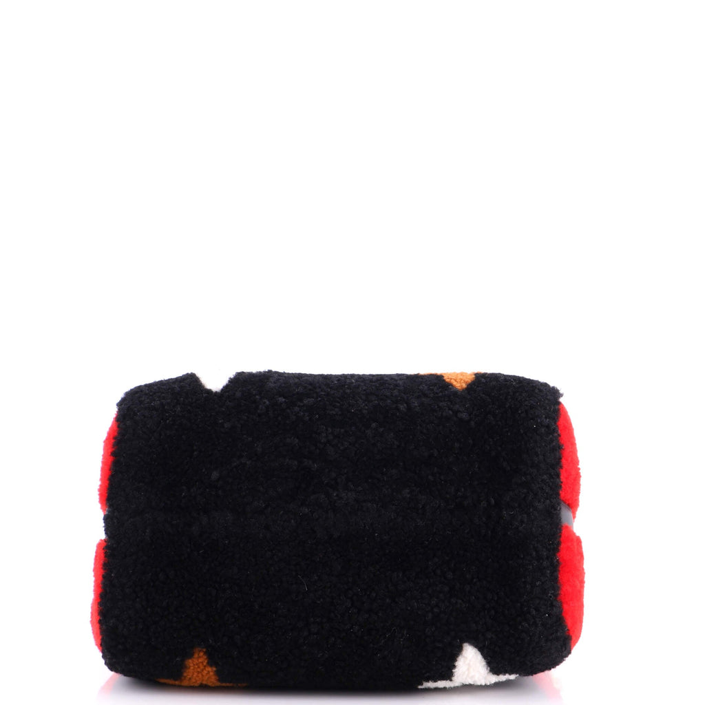 Speedy Bandouliere Bag Monogram Giant Teddy Fleece 25
