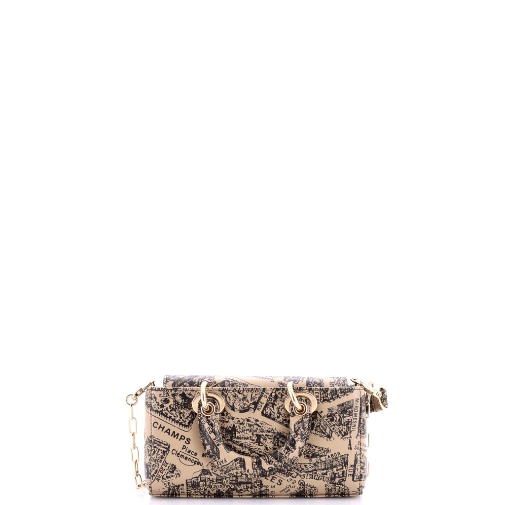 Lady D-Joy Bag Printed Leather Small