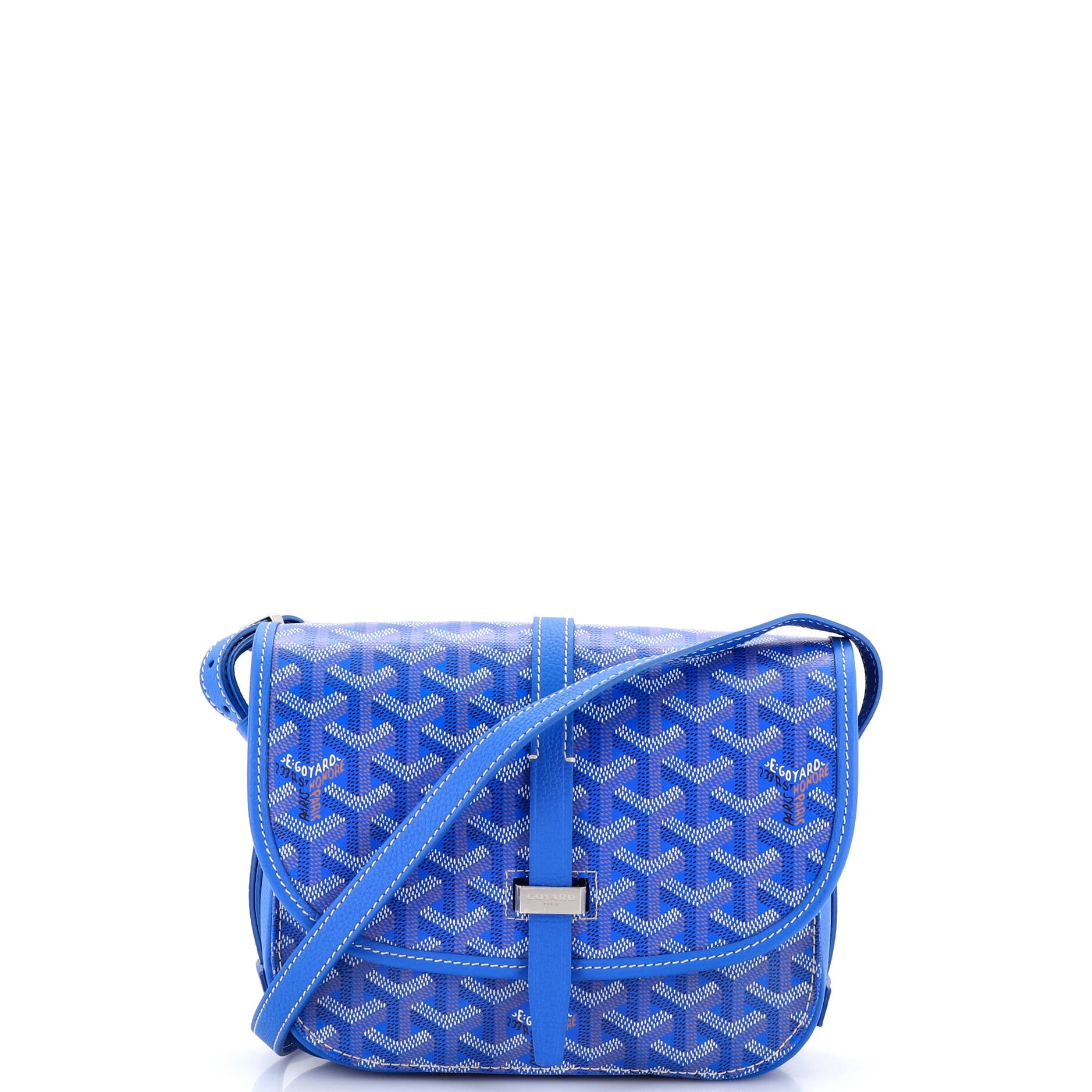 Belvedere III Messenger Bag Coated Canvas with Leather PM