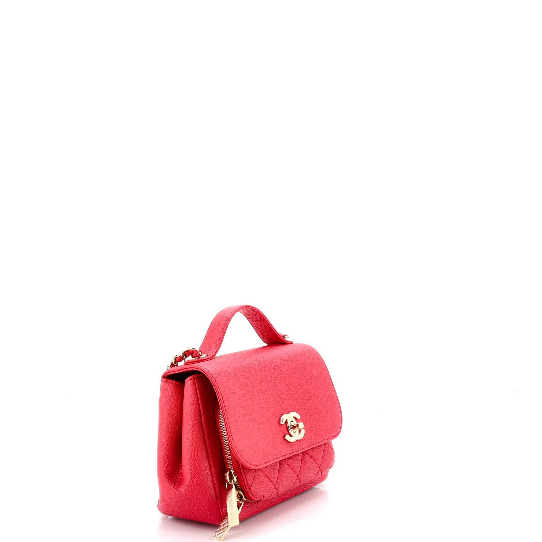 Business Affinity Flap Bag Quilted Caviar Mini