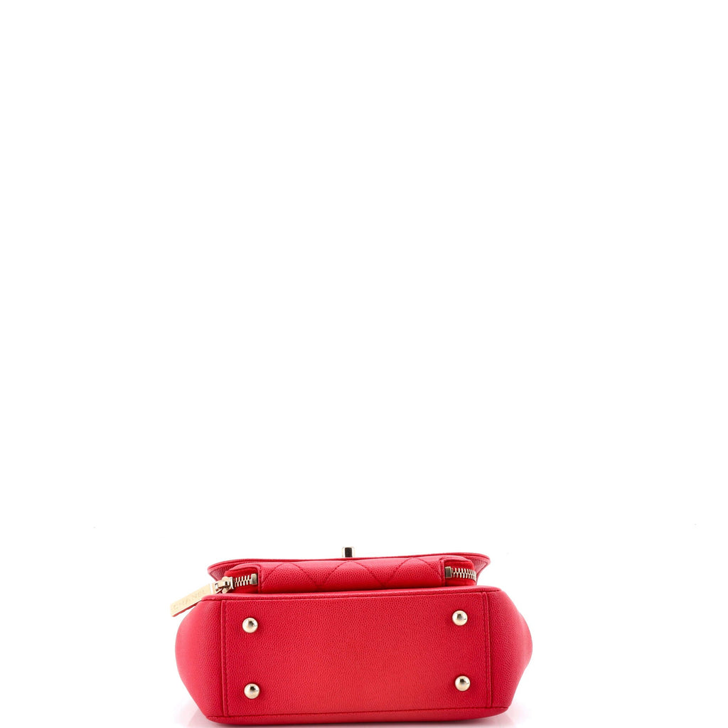 Business Affinity Flap Bag Quilted Caviar Mini