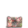 Padlock Shoulder Bag Blooms Print GG Coated Canvas Small