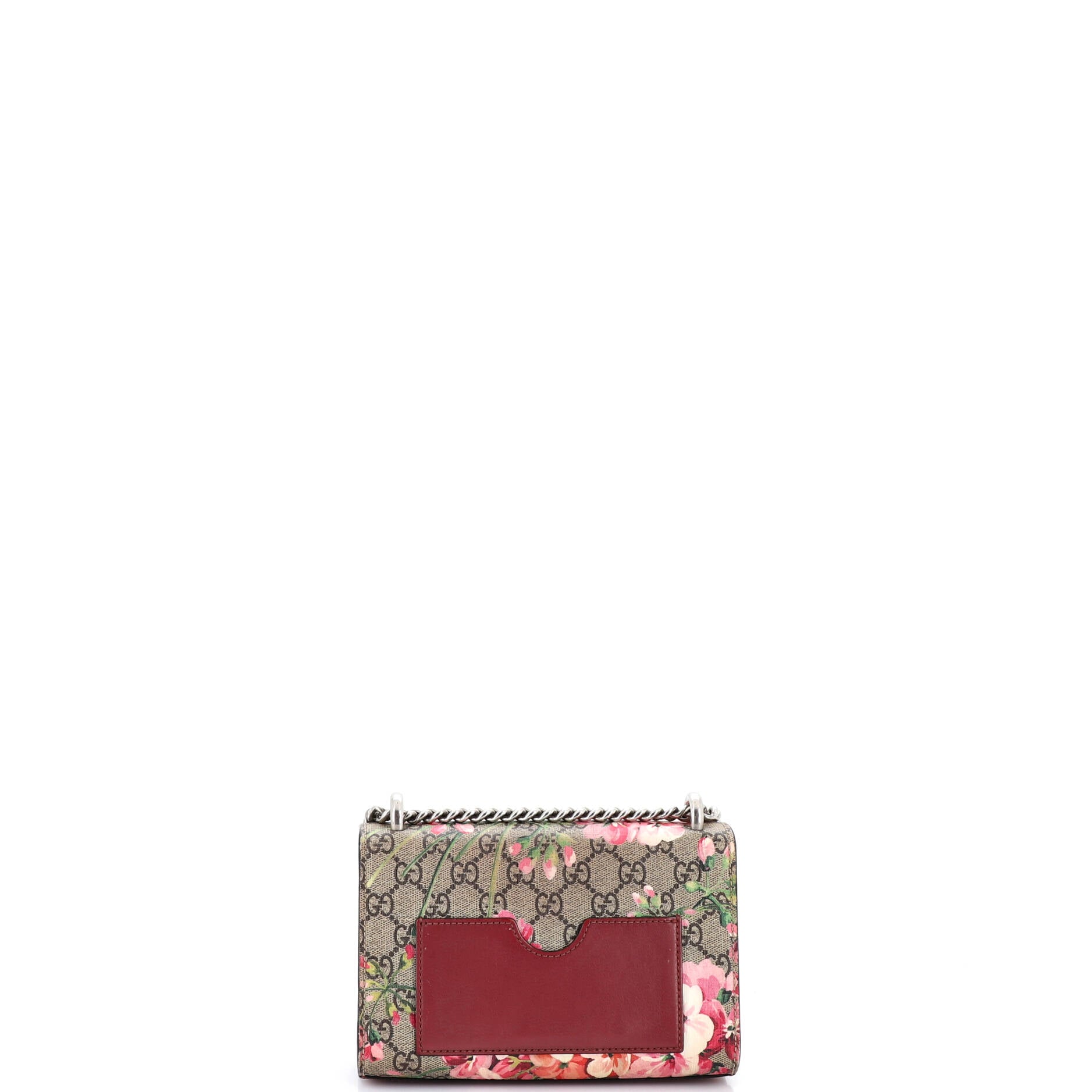 Padlock Shoulder Bag Blooms Print GG Coated Canvas Small
