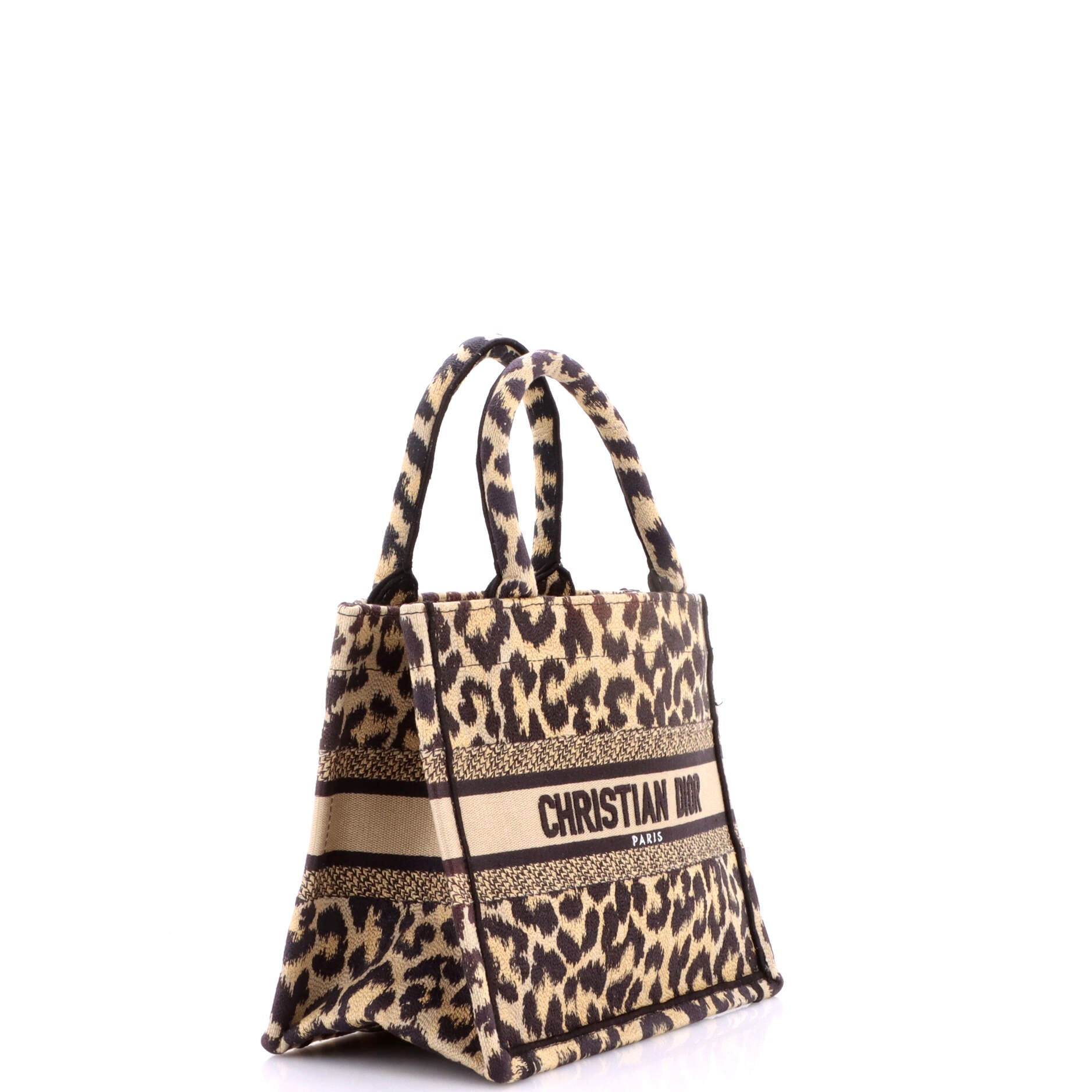 Book Tote Embroidered Canvas Small