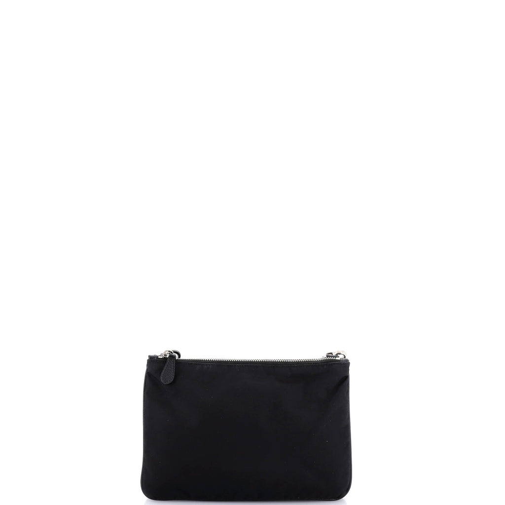 Re-Edition 2000 Double Zip Shoulder Bag Tessuto Small