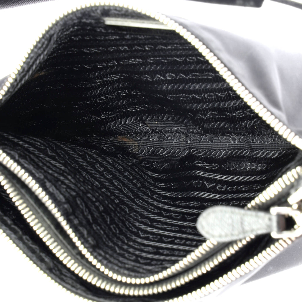 Re-Edition 2000 Double Zip Shoulder Bag Tessuto Small