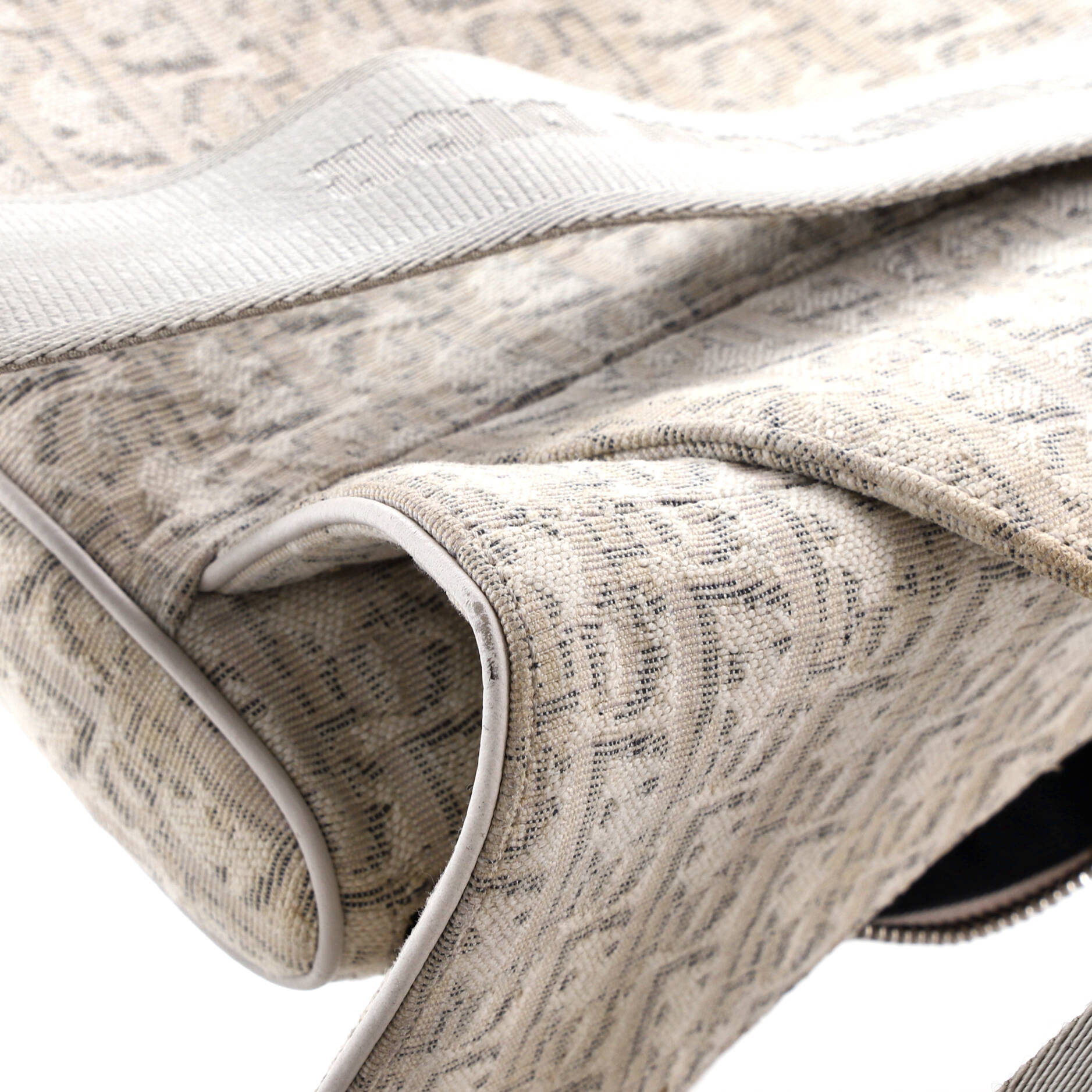 Saddle Crossbody Bag Oblique Jacquard
