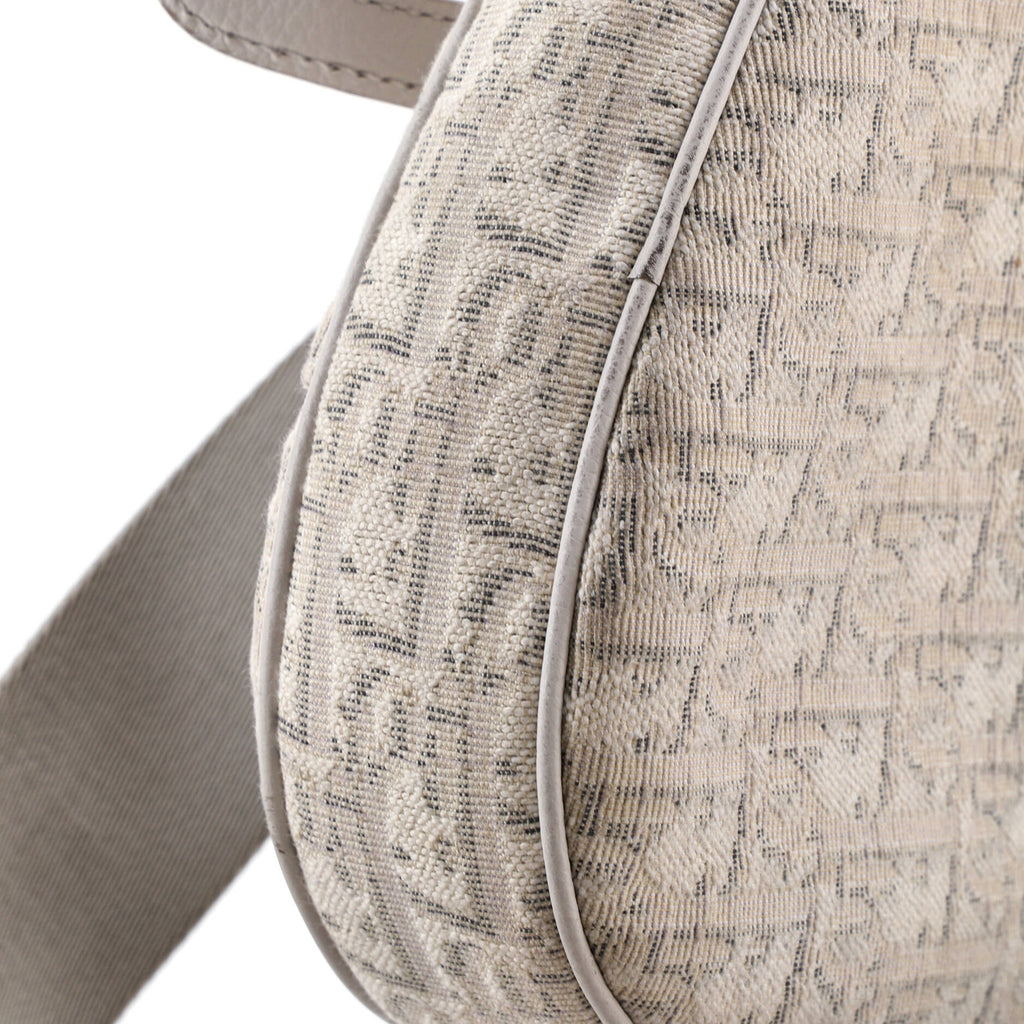 Saddle Crossbody Bag Oblique Jacquard