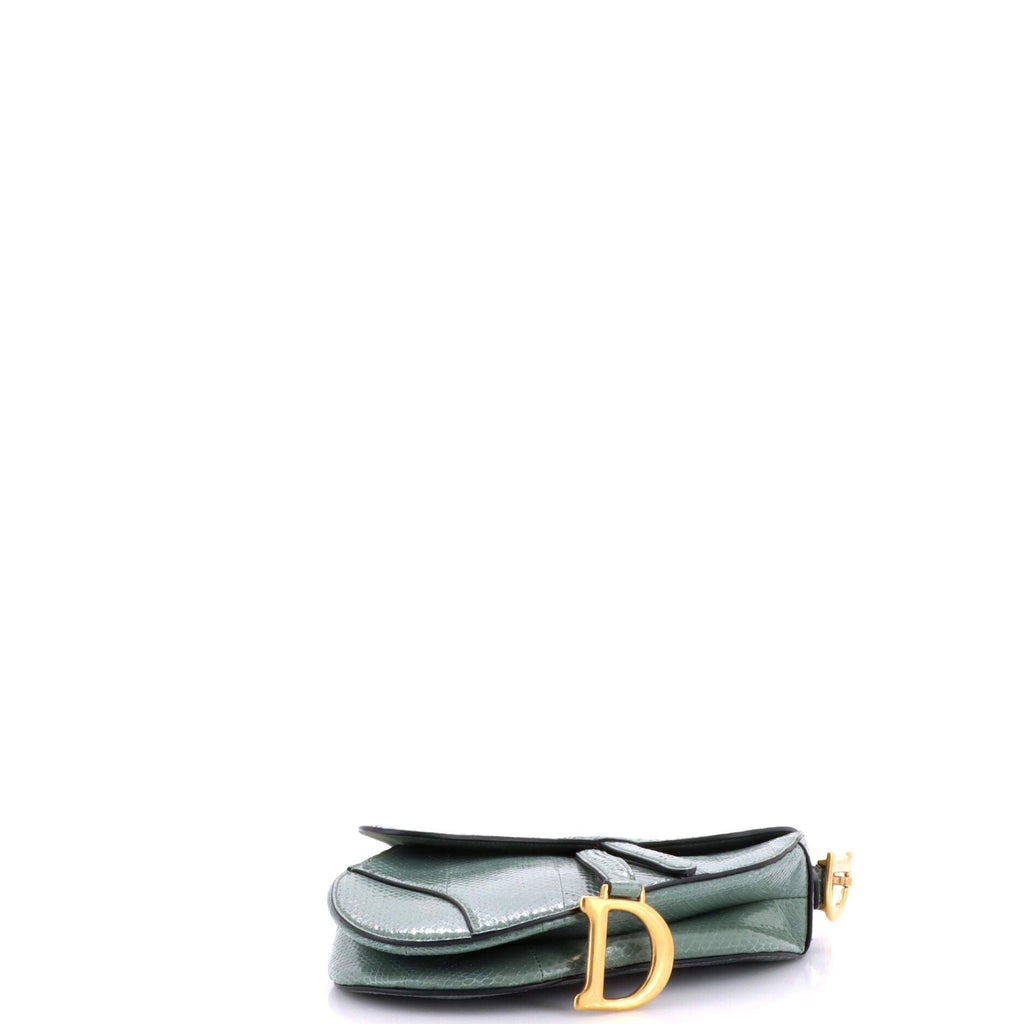 Saddle Handbag Python Medium