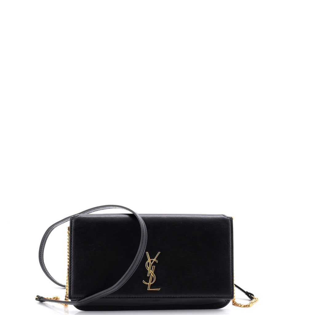 Classic Monogram Phone Holder Shoulder Bag Leather