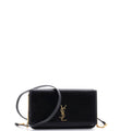 Classic Monogram Phone Holder Shoulder Bag Leather