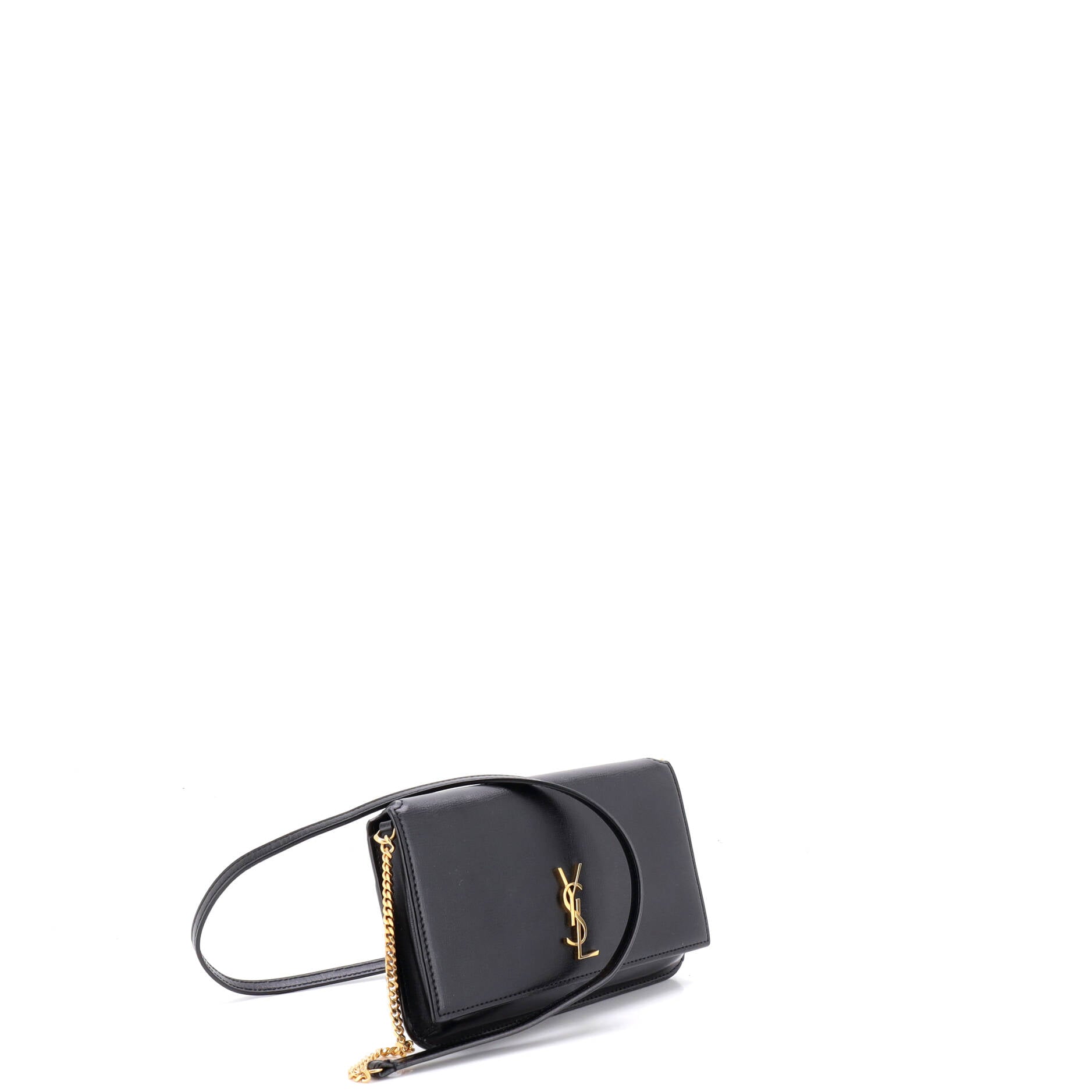 Classic Monogram Phone Holder Shoulder Bag Leather