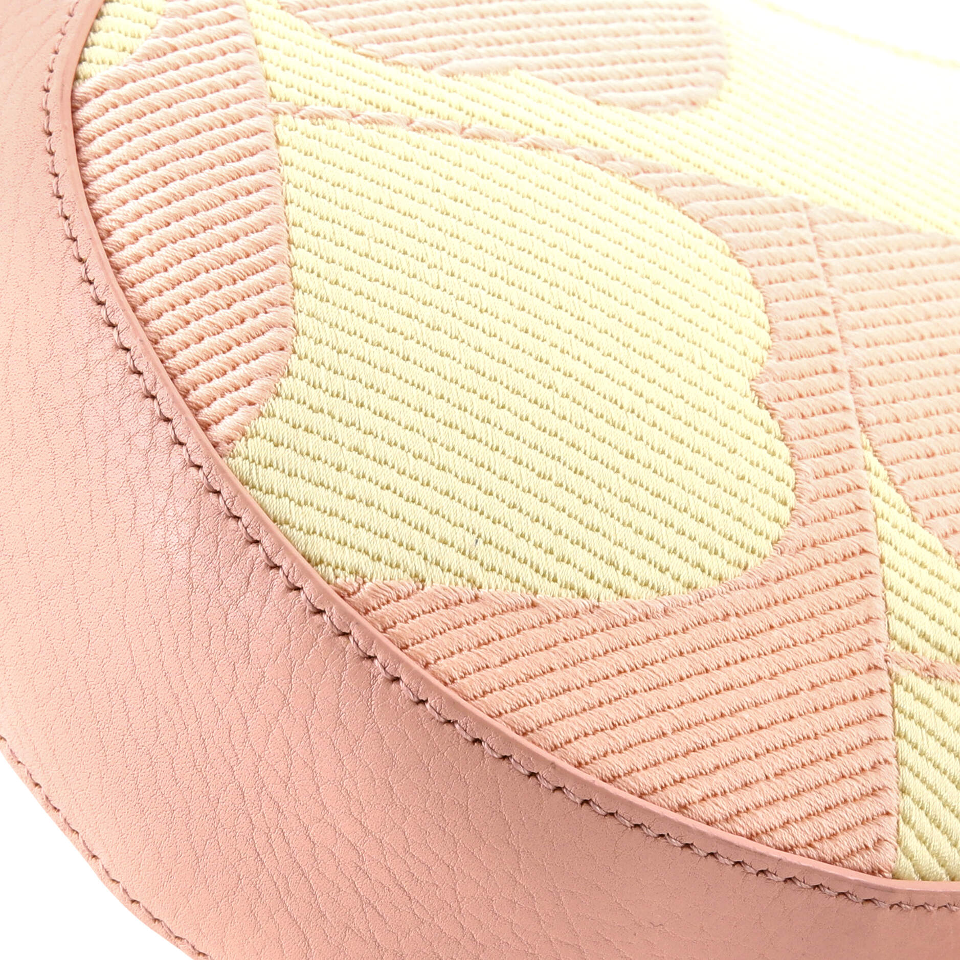 Chess Shoulder Bag Printed Canvas with Leather Small