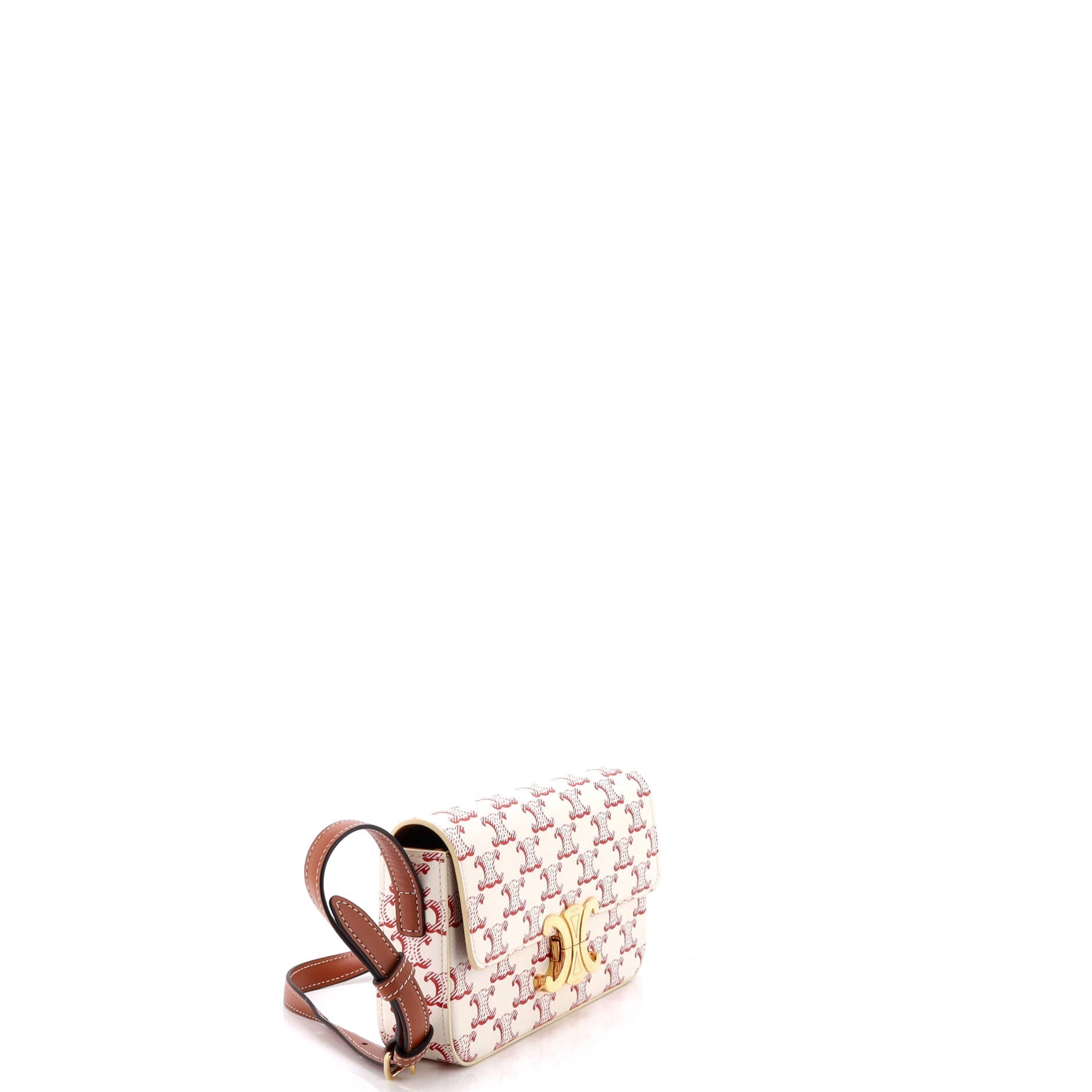 Triomphe East-West Shoulder Bag Triomphe Coated Canvas