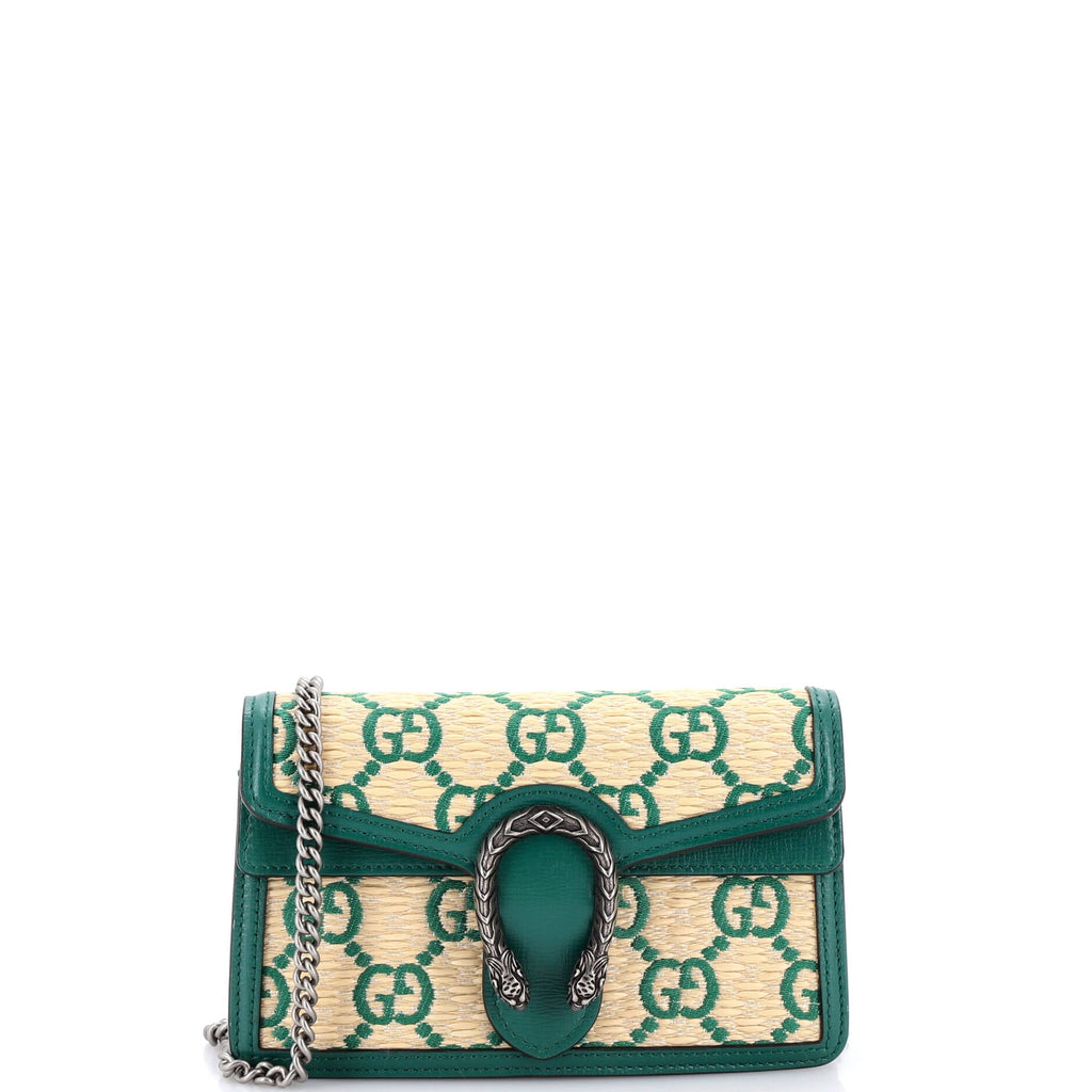 Dionysus Bag GG Straw Super Mini