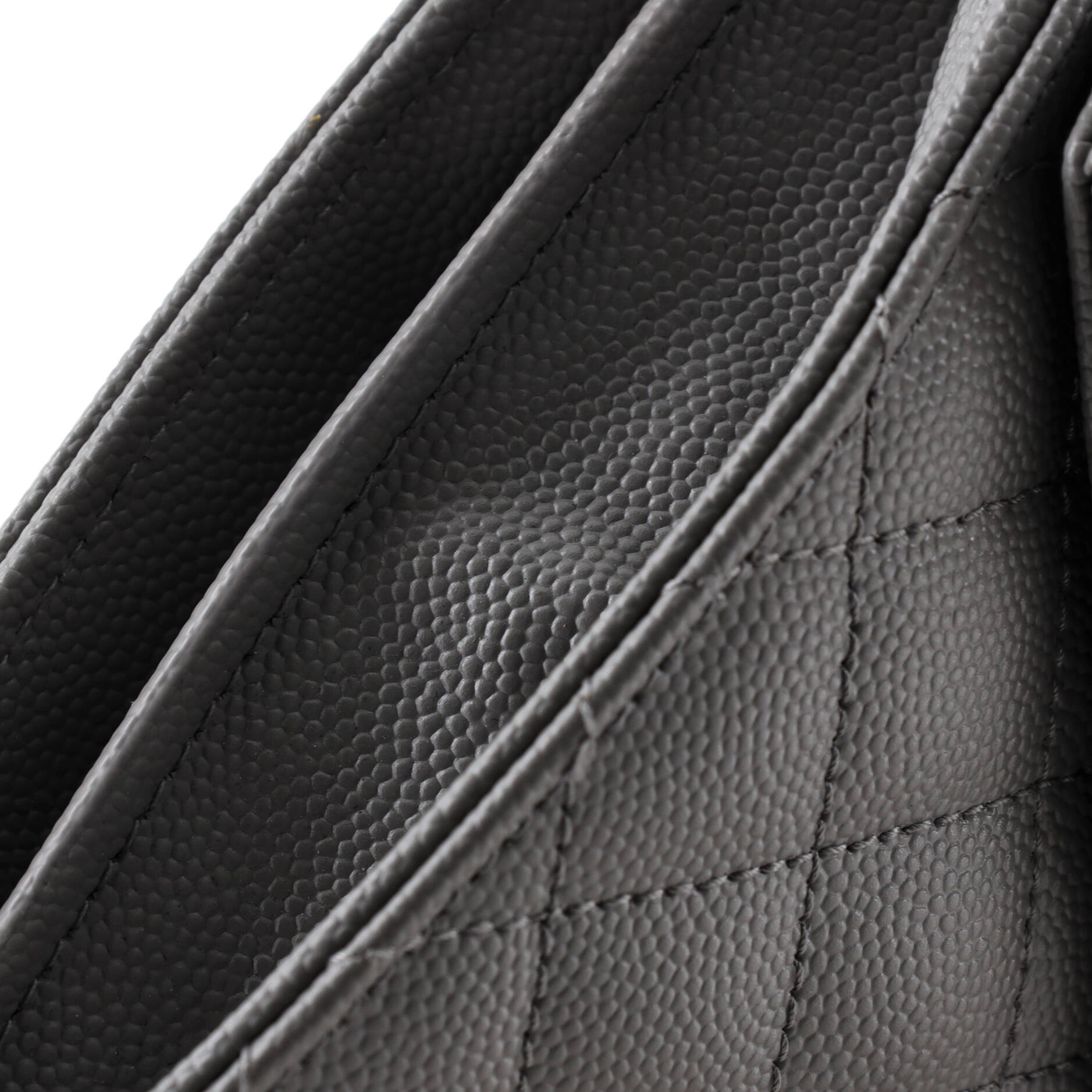 Classic Monogram Chain Wallet Mixed Matelasse Leather Medium