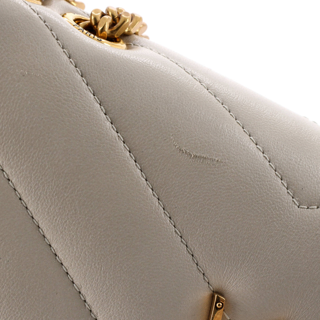 Loulou NM Shoulder Bag Matelasse Chevron Leather Small