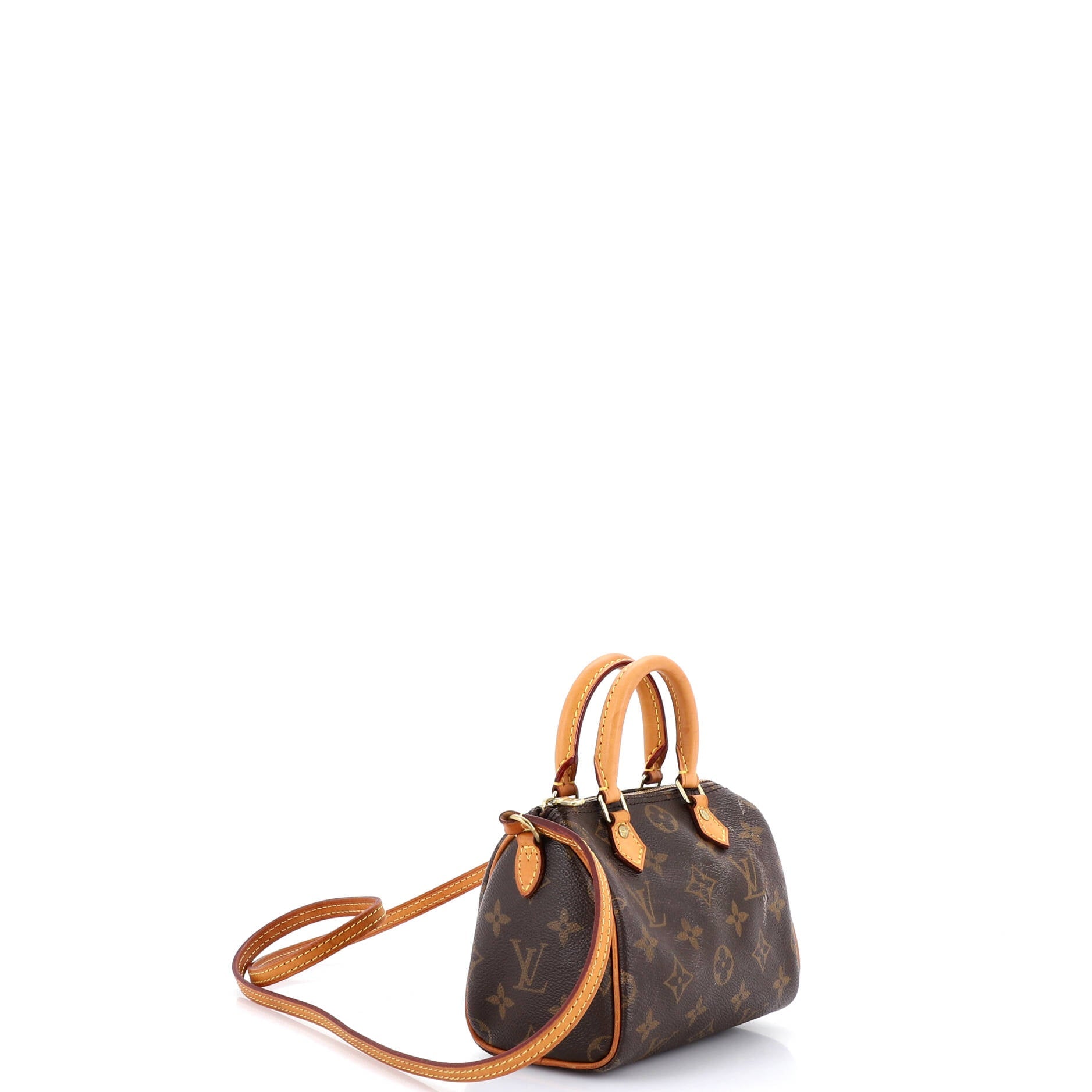 Speedy Bandouliere Bag Monogram Canvas Nano