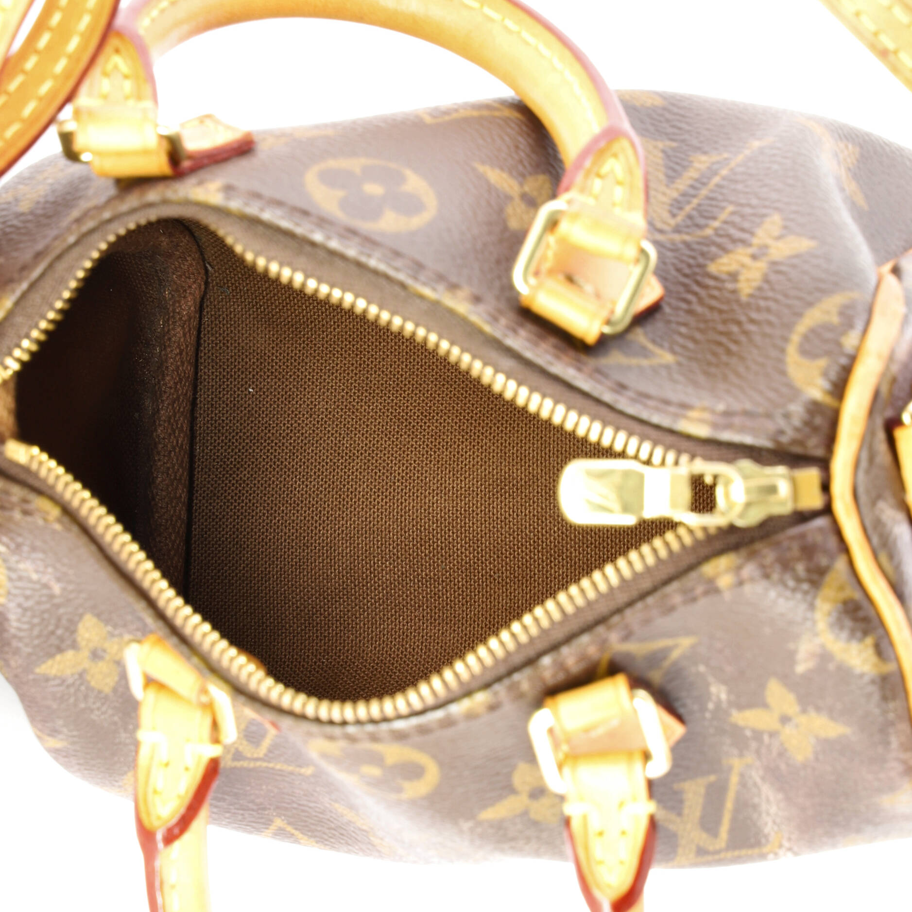 Speedy Bandouliere Bag Monogram Canvas Nano