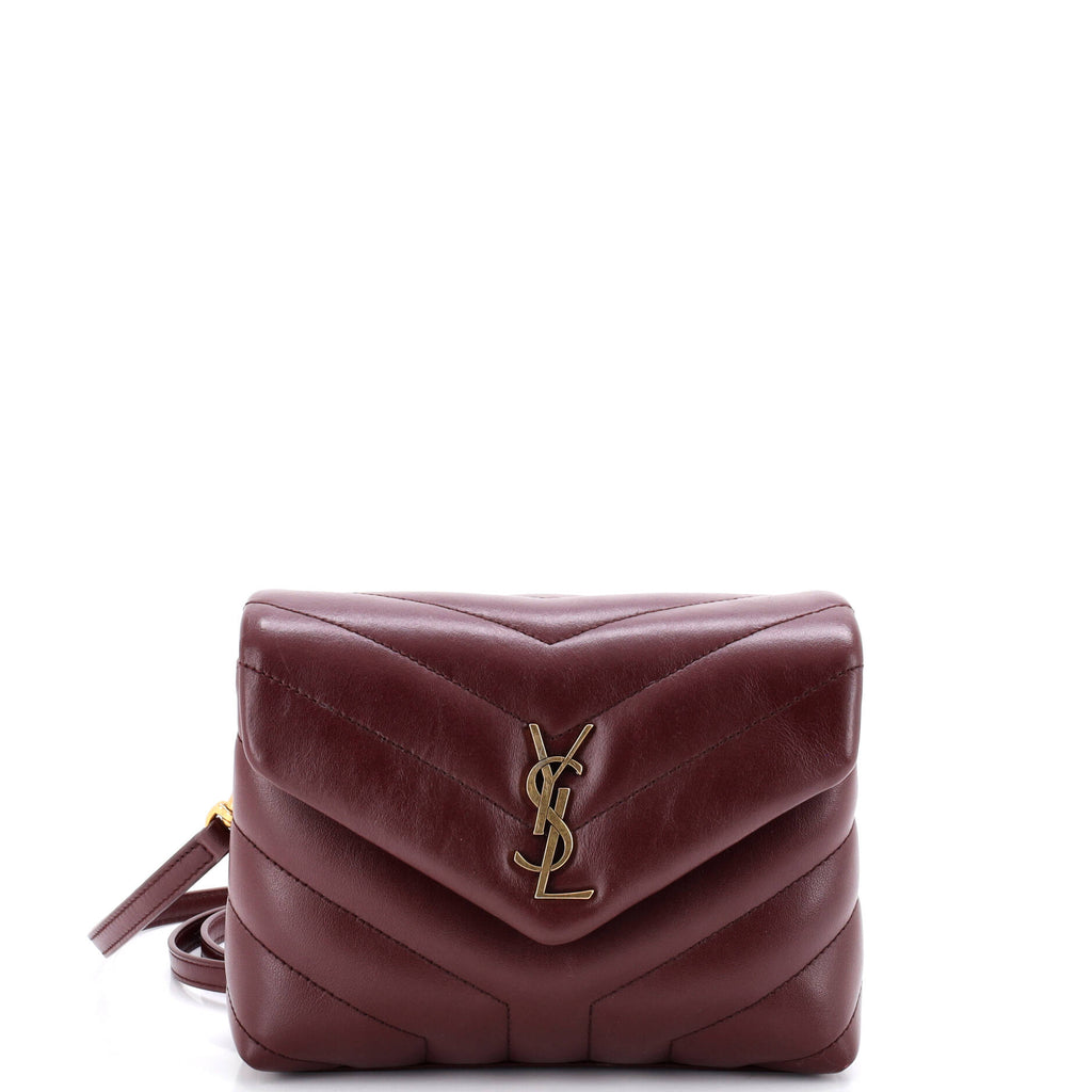 Loulou Shoulder Bag Matelasse Chevron Leather Toy