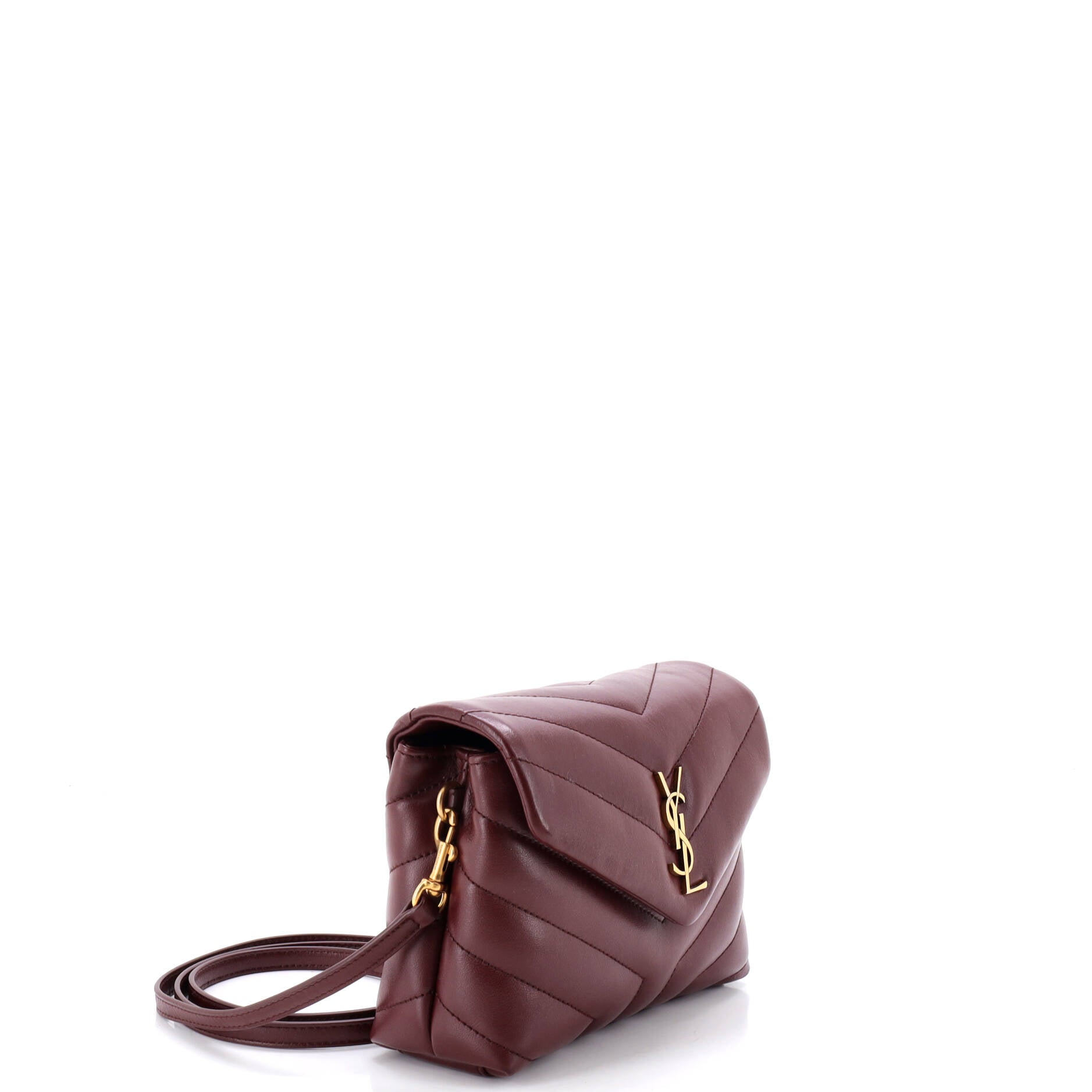 Loulou Shoulder Bag Matelasse Chevron Leather Toy