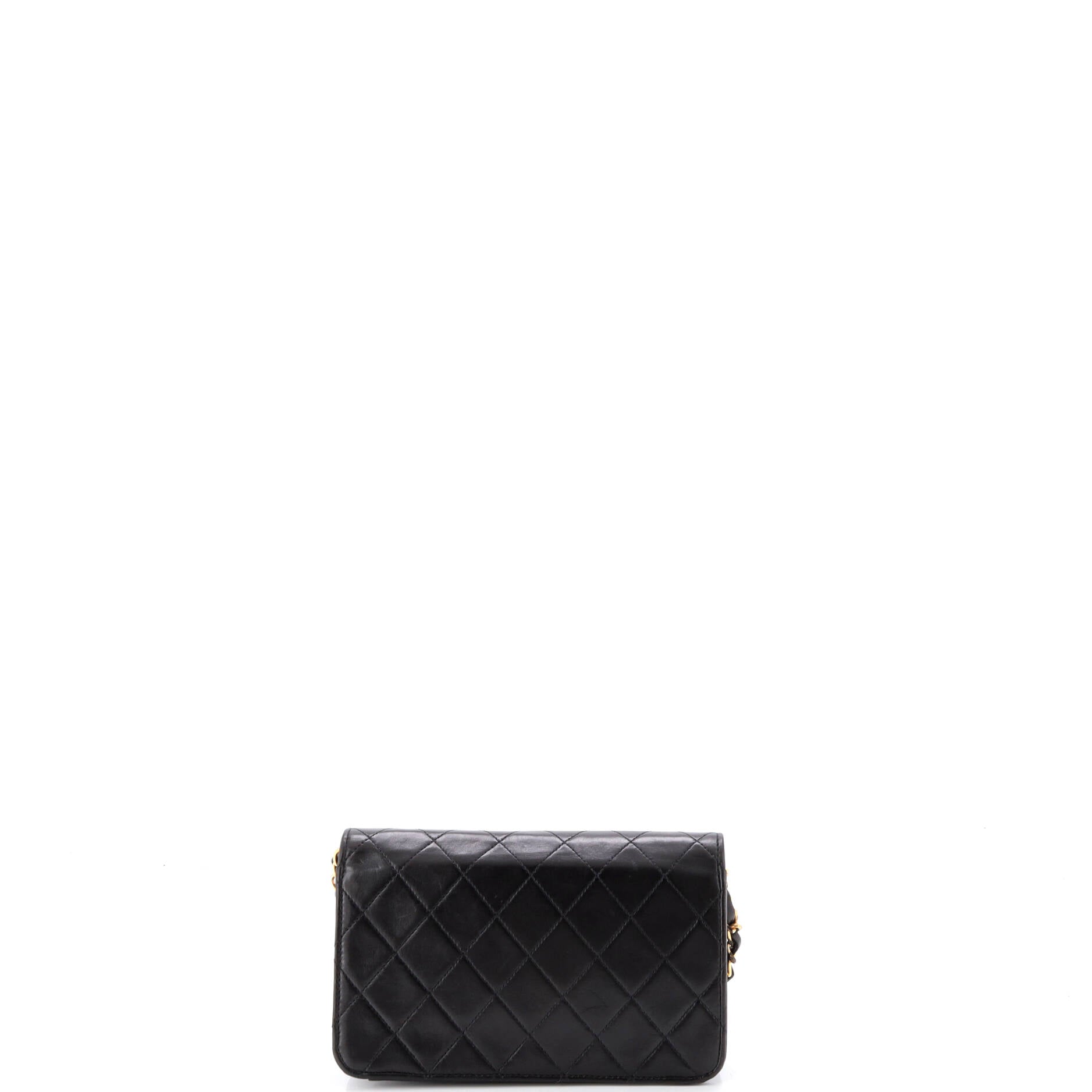 Vintage Full Flap Bag Quilted Lambskin Mini