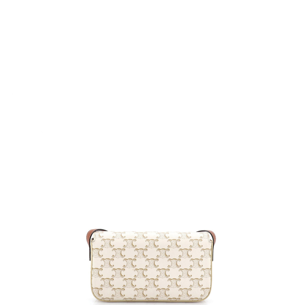 Triomphe East-West Shoulder Bag Triomphe Coated Canvas