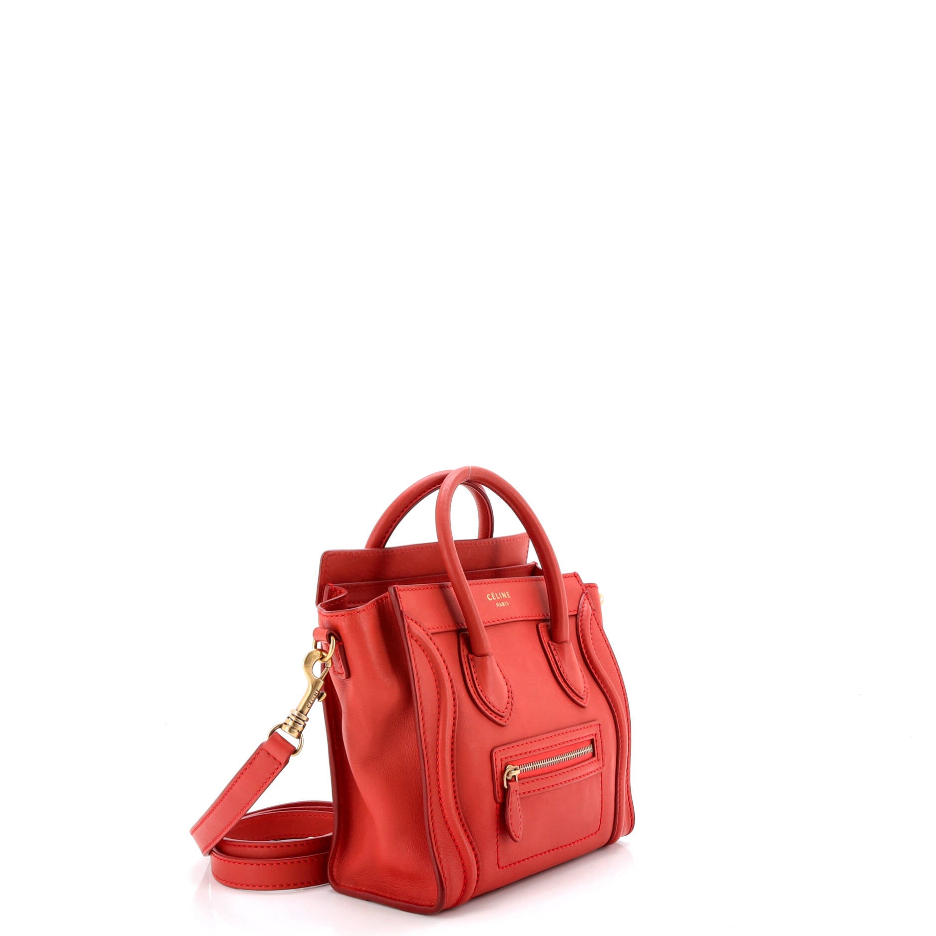 Luggage Bag Smooth Leather Nano